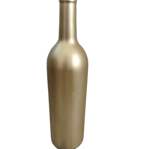 Bouteille décorative doré