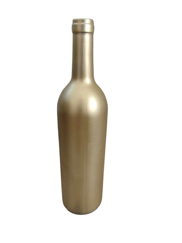 Bouteille décorative doré