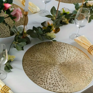 Set de table doré