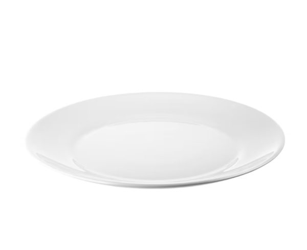 Grande assiette blanche