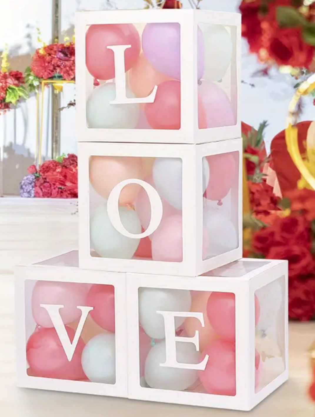 Ensemble de boites à ballons love – Image 2