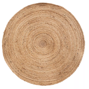 Tapis en jute rond