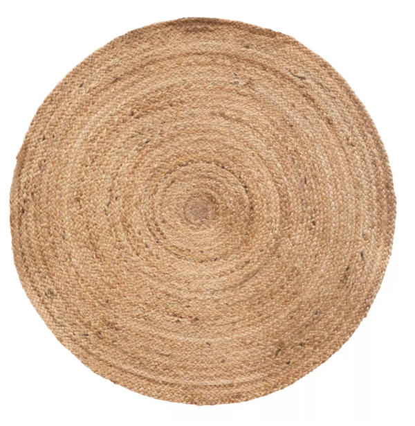 Tapis en jute rond