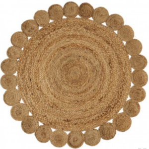 Tapis en jute à motif