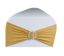 Bandeau de chaise doré