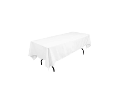 Nappe rectangle blanche 3m