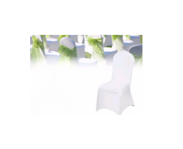 Housse de chaise blanche