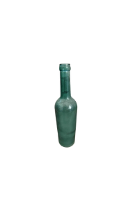 Bouteille décorative verte