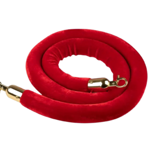 Corde rouge pour potelet