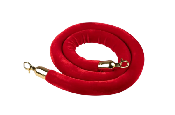 Corde rouge pour potelet