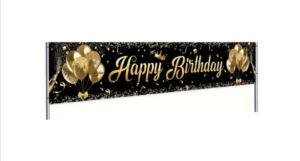 Banderole Happy birthday