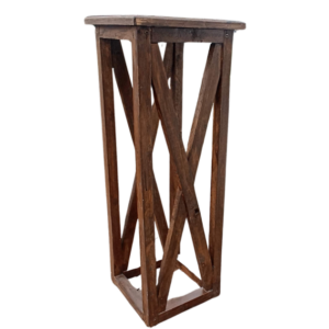 Colonne piédestal en bois