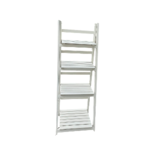Présentoir en bois blanc