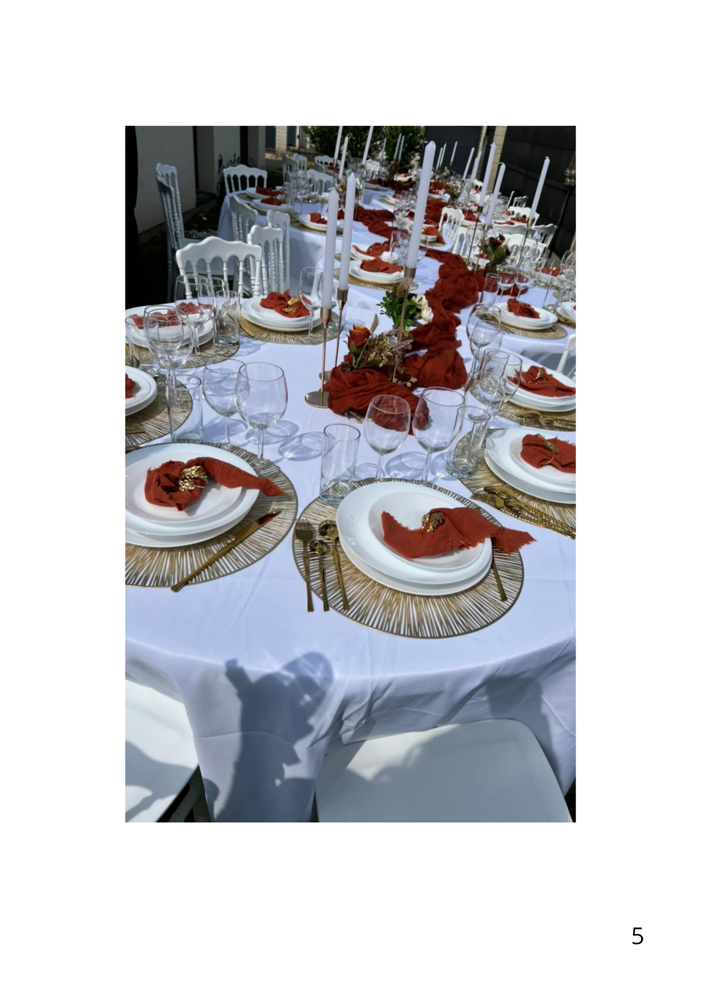 Set de table doré – Image 2