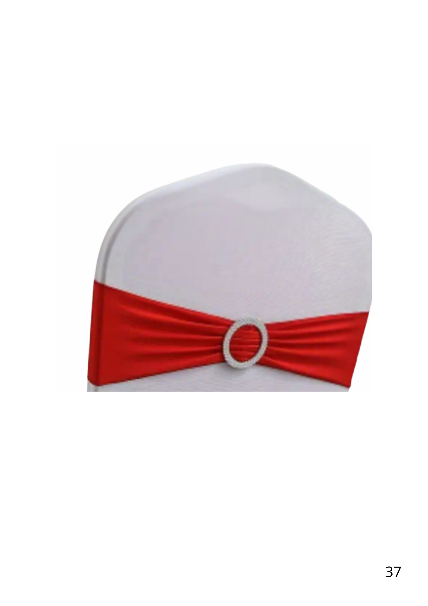 Bandeau de chaise rouge