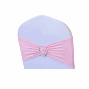 Bandeau de chaise rose