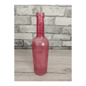 Bouteille décorative rose