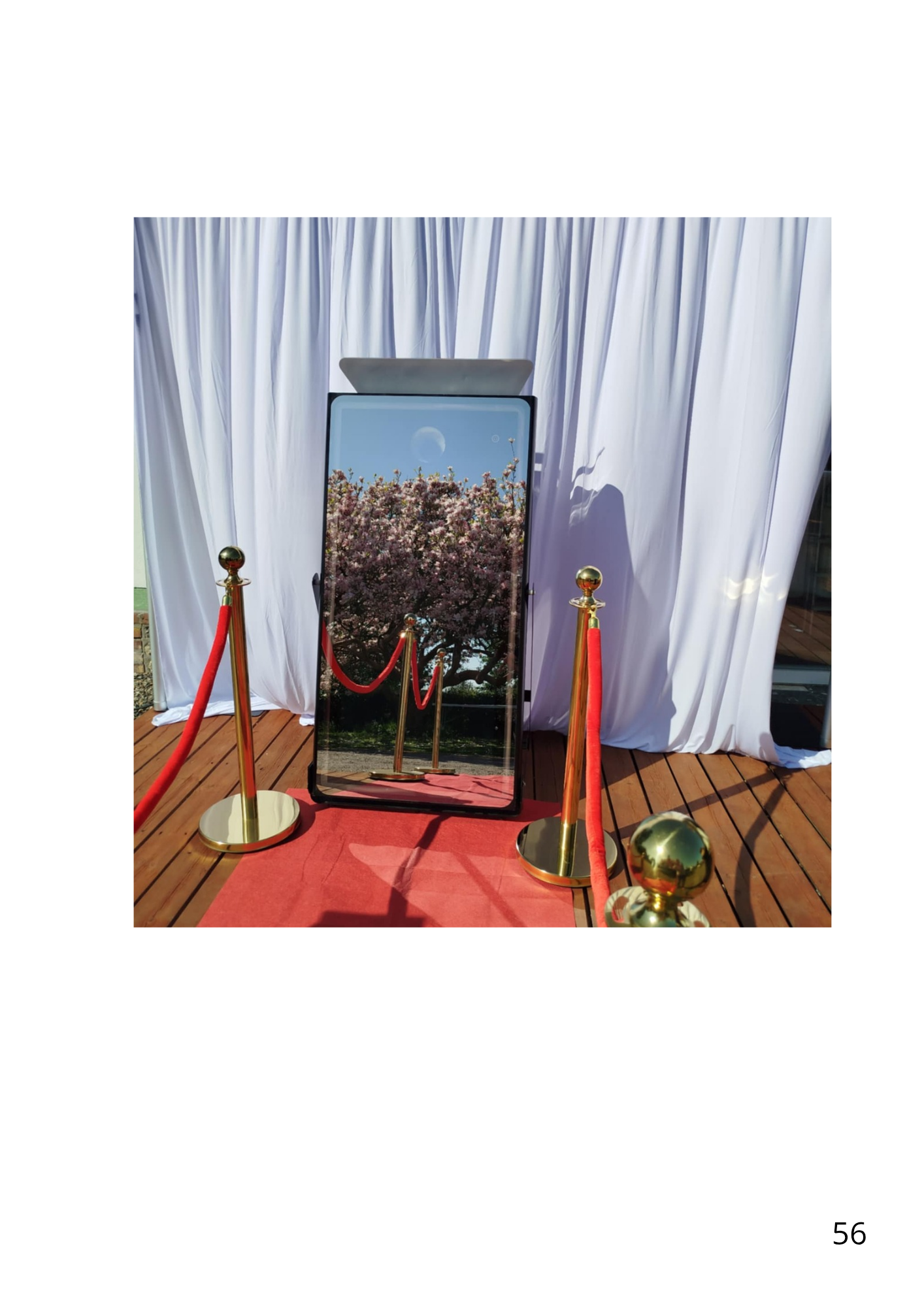 Photobooth borne photo borne selfie miroir