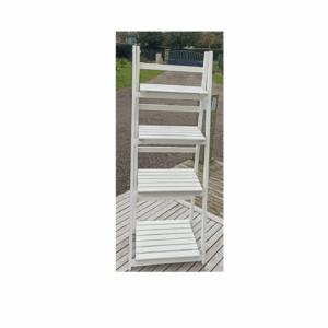 Présentoir en bois blanc