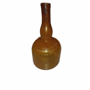 Bouteille vintage ambré