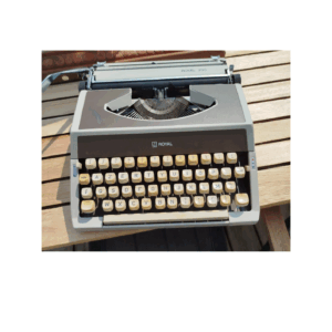 Machine à écrire vintage