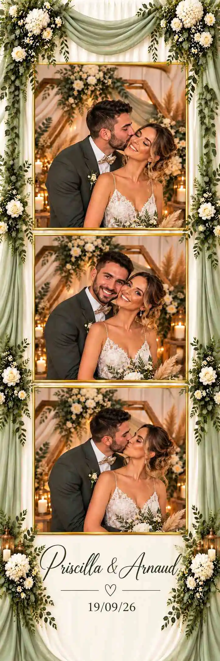 Borne selfie miroir présentée au Salon du Mariage en Normandie