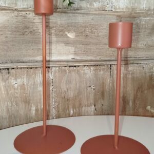 Bougeoirs terracotta