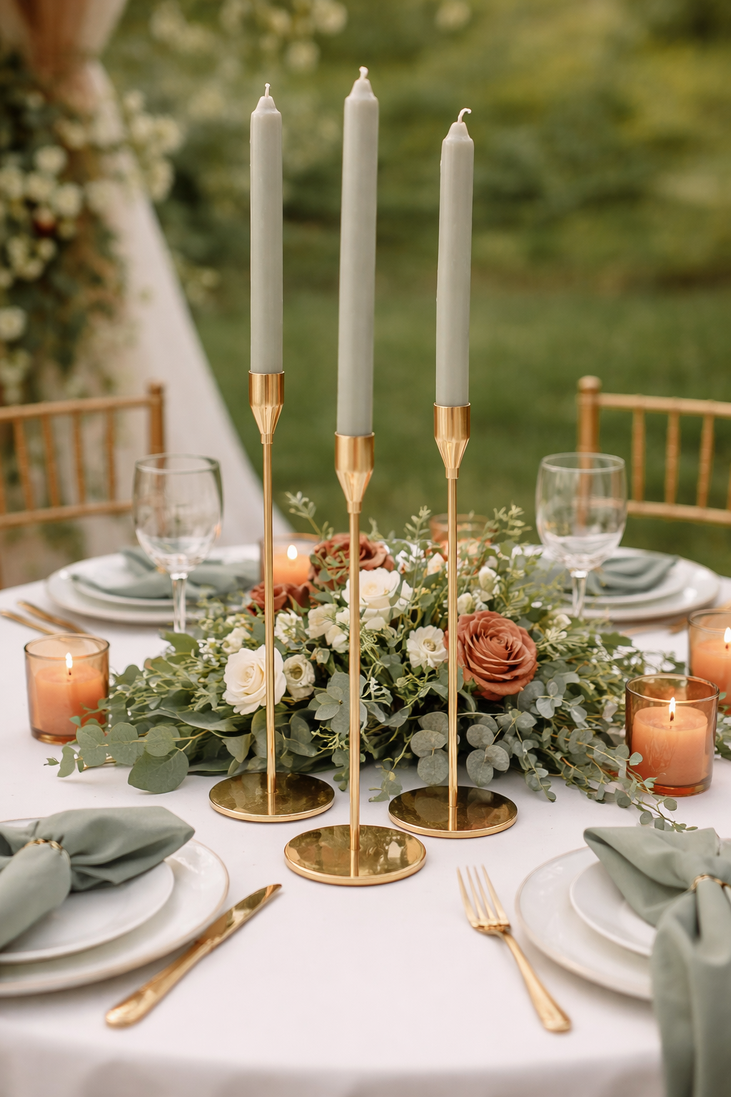 Bougeoirs doré
