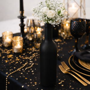 Bouteille décorative noir