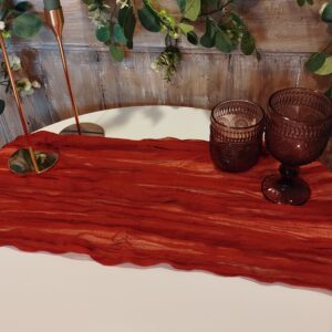 Chemin de table terracotta gaze