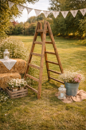 Escabeau en bois