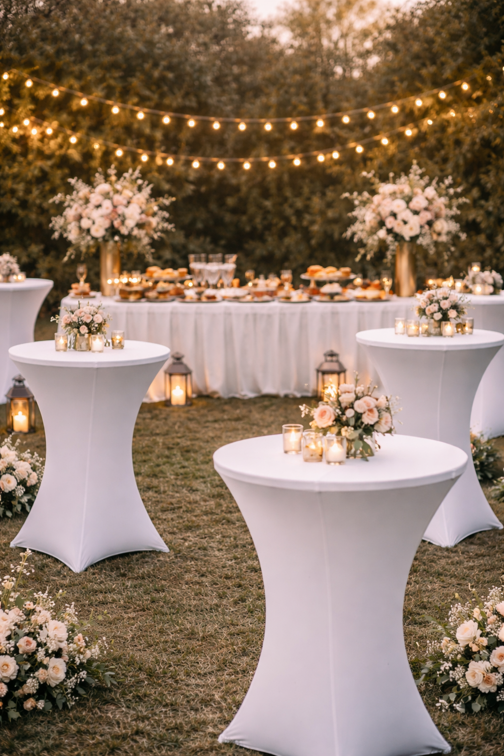 Housse de mange debout blanc