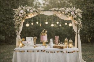 Arche de table - décoration mariage élégante