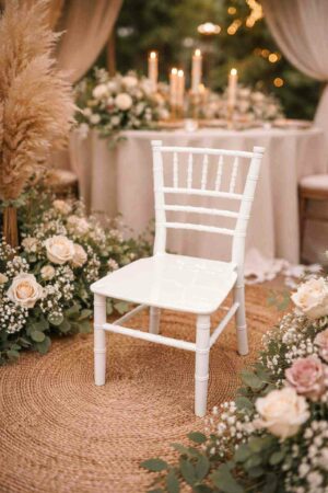 Location chaise enfant pour mariage et anniversaire à Rouen - Vallée Events Normandie