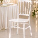 Location chaise Napoléon blanche pour mariage à Rouen – Vallée Events Normandie