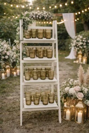 Location présentoir gâteaux et candy bar pour mariage à Rouen - Vallée Events Normandie