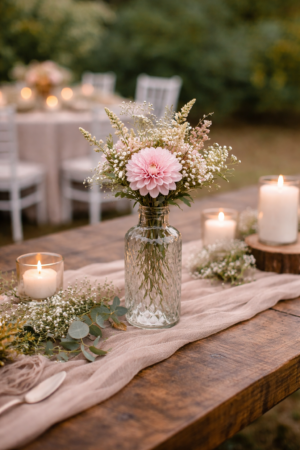 Petit vase transparent