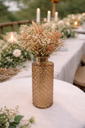 Petit vase ambré