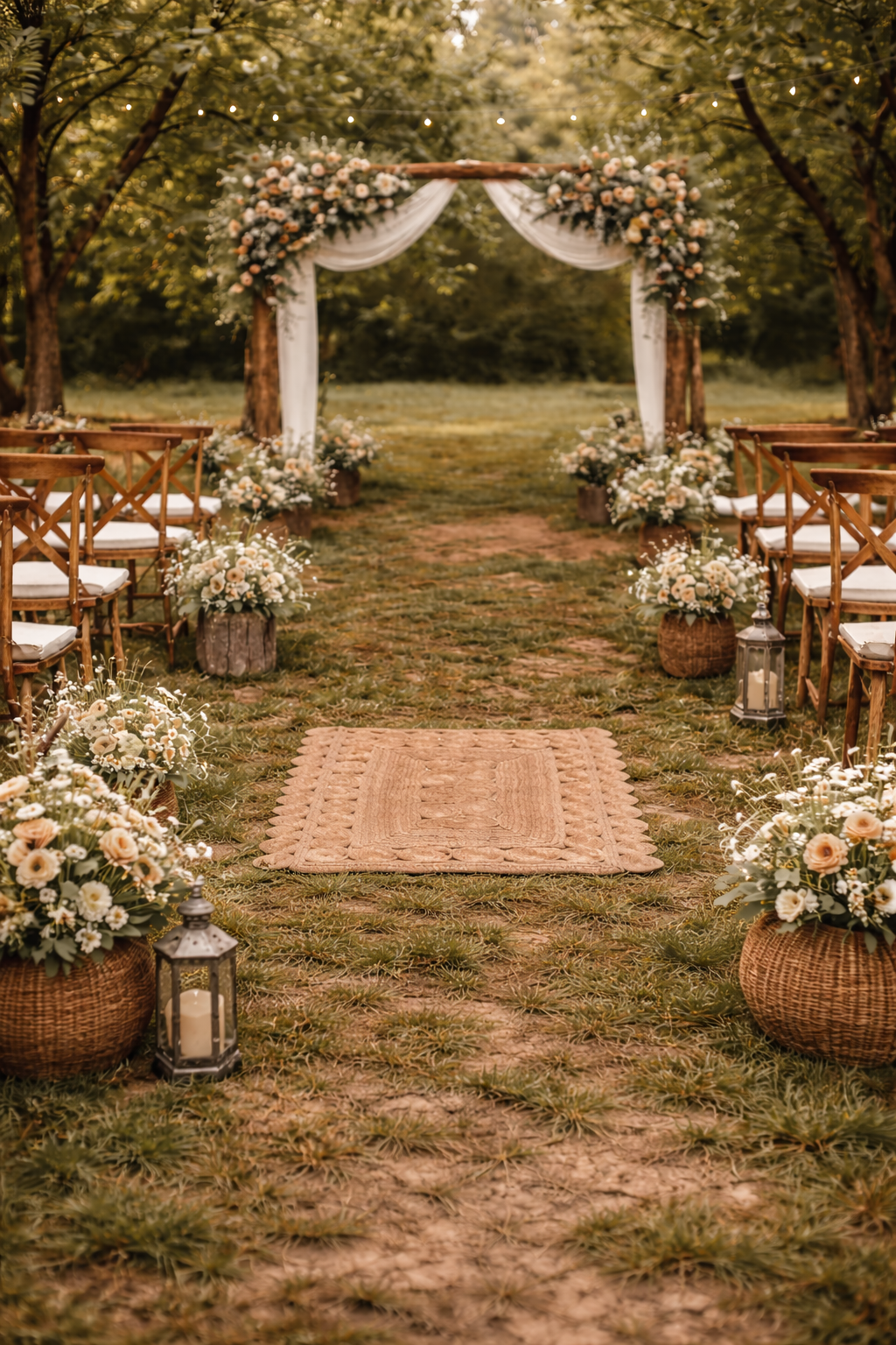 Tapis en jute rectangle