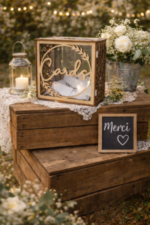 Urne en bois