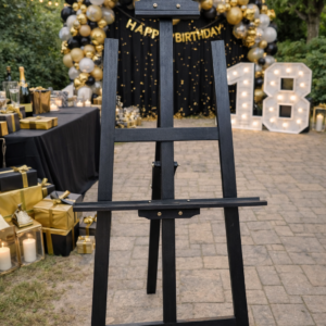 Chevalet en bois noir