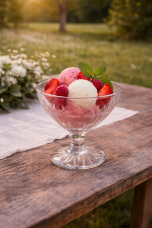 coupe à sorbet ou glace