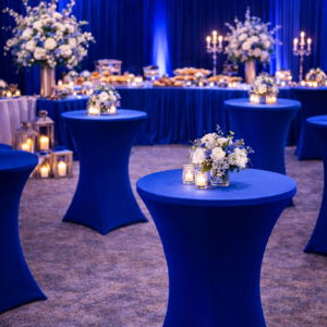 Housse mange debout bleu royal