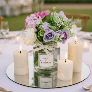 centre de table miroir