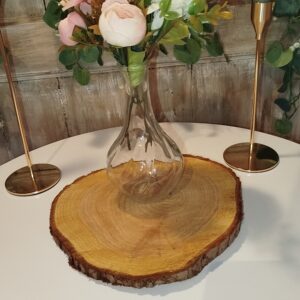 Rondin de bois centre de table