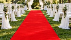 Tapis rouge 2x10 m pour entrée de cérémonie ou événement à Rouen