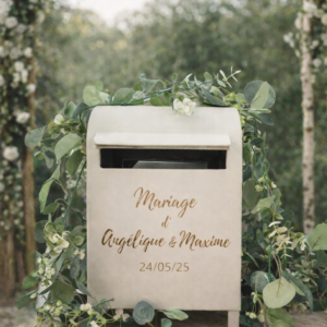 boite aux lettres urne vert sauge