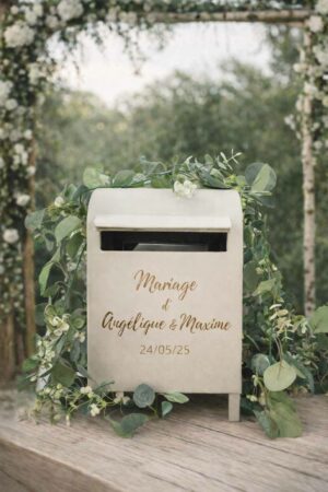 Location urne vert sauge Rouen - boîte aux lettres