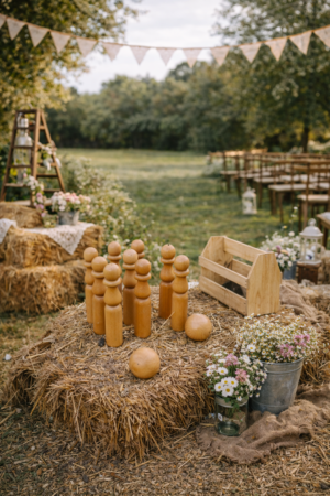 jeu de quilles en bois