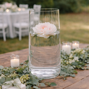 grand vase transparent